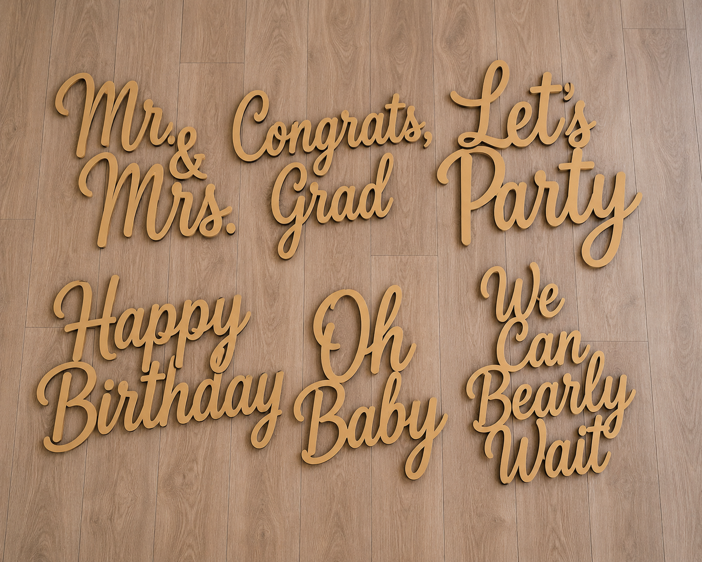 Signage Package Event Decor Edition