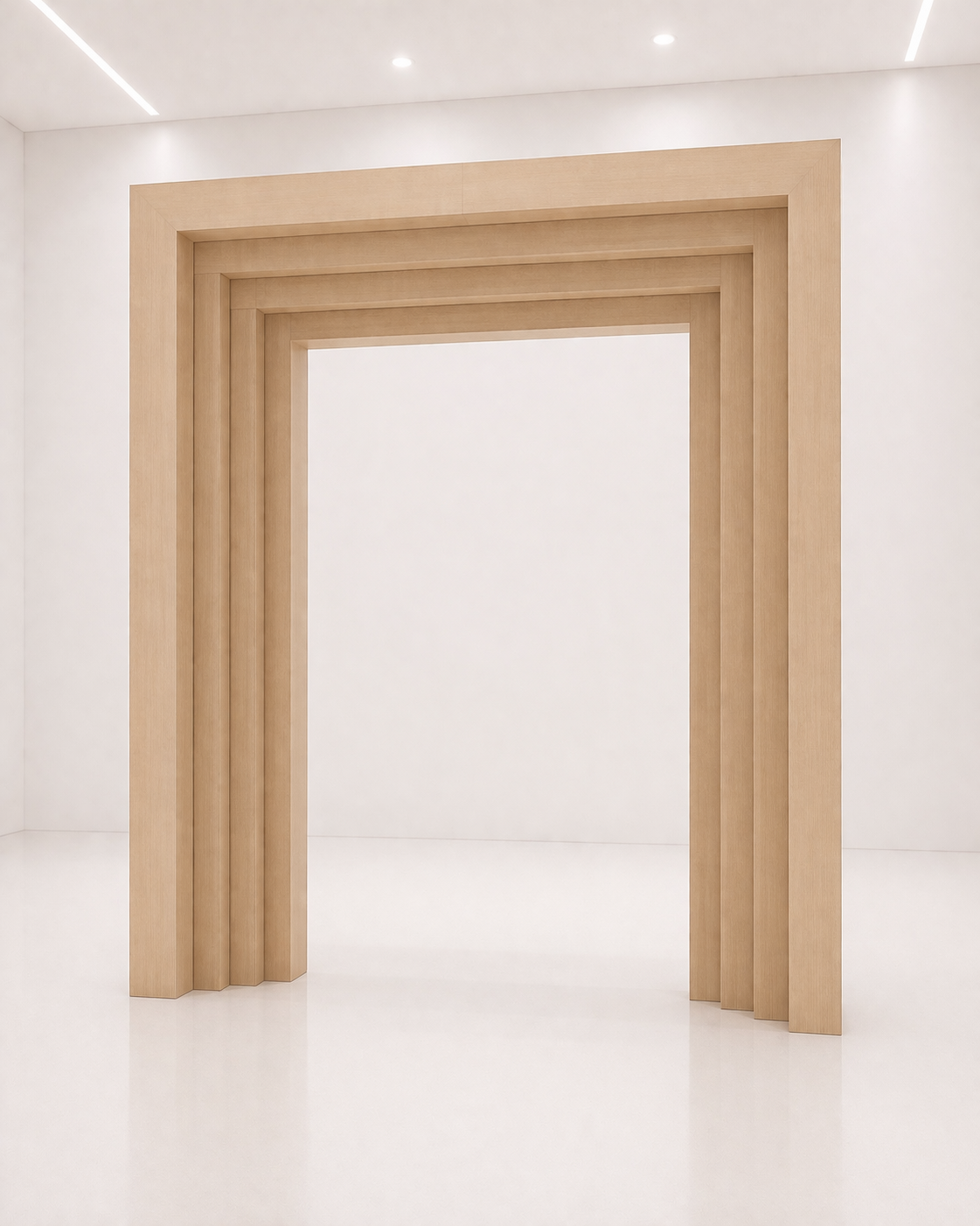 3D Square Layered Walk-through Install (Two-Parts) Backdrop
