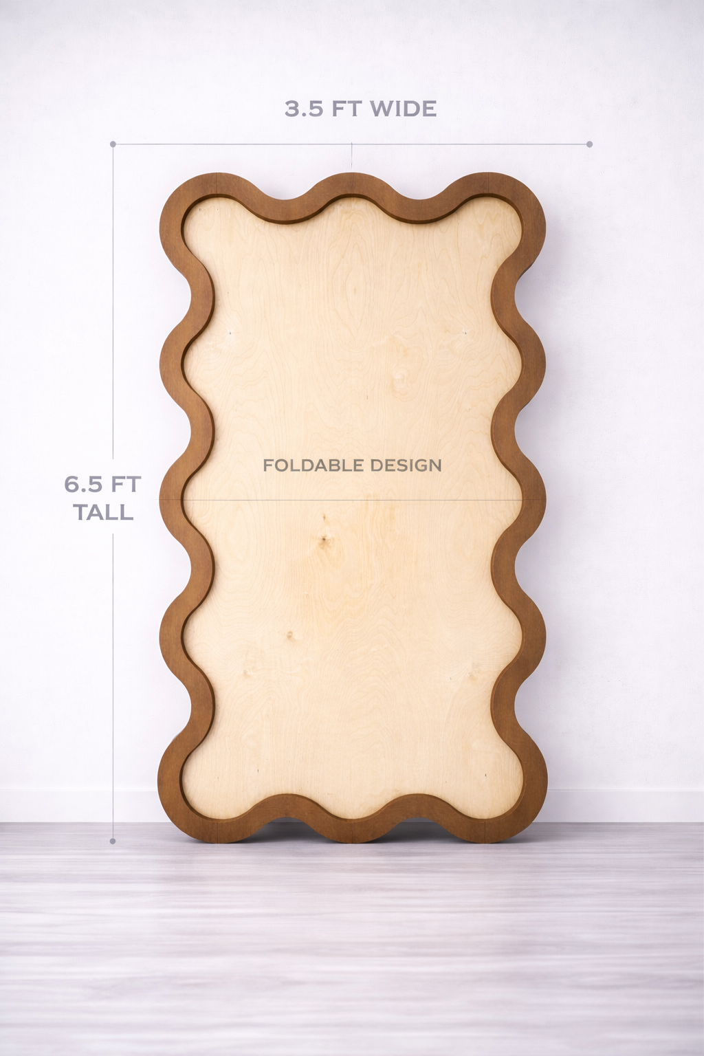 Wavy Border Backdrop (Folding)