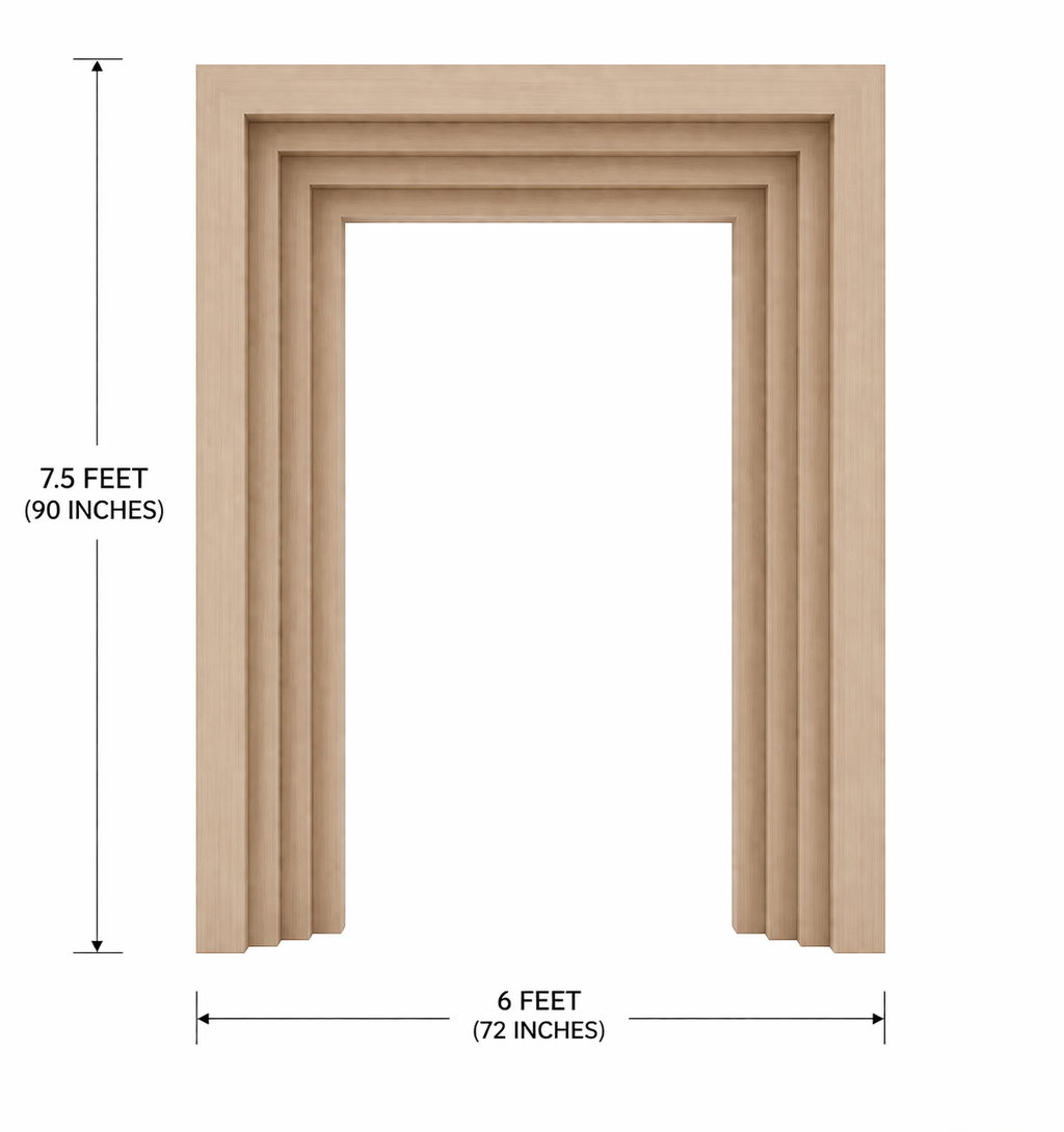 3D Square Layered Walk-through Install (Two-Parts) Backdrop