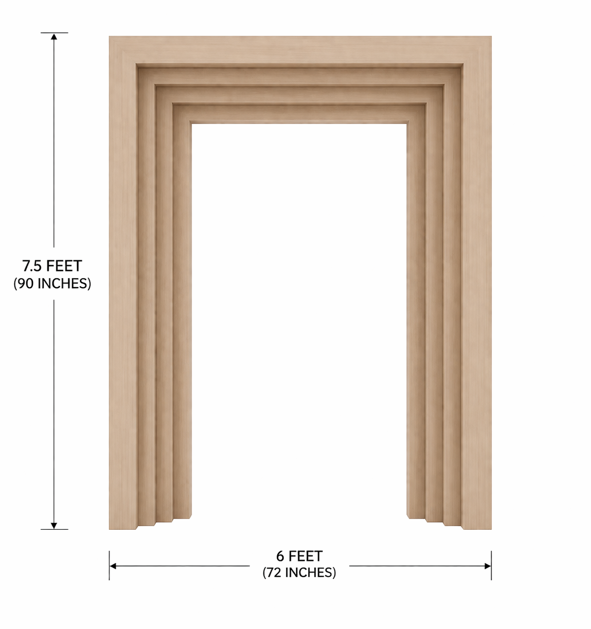 3D Square Layered Walk-through Install (Two-Parts) Backdrop